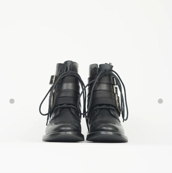 Saint Laurent studded boots - Picture 6 of 9